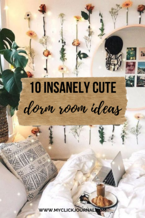 Here are 10 extremely cute dorm room ideas to steal for freshman year! #dormroomdecor #dormroomideas #dormhacks