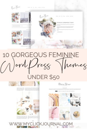 10 gorgeous feminine wordpress themes under $50