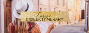 Europe 2 week itinerary by train