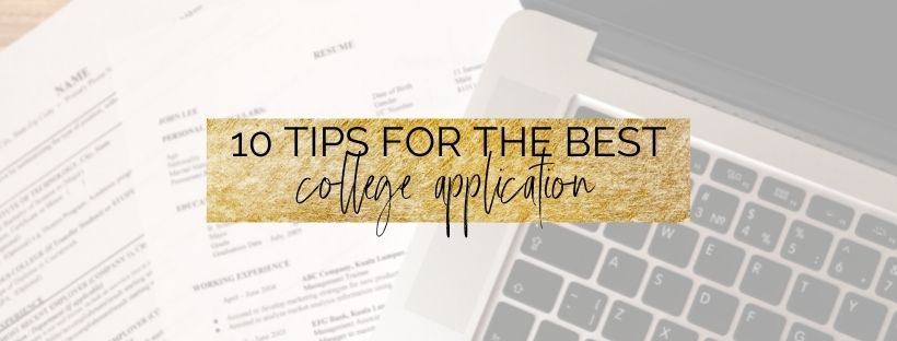 college application tips cover photo